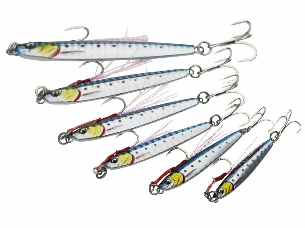 Savage Gear - Esca in Metallo 3D, Sottile, 180 g
