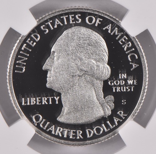 2014-S Silver PF70 UCam Shenandoah Quarter NGC Limited Edition SF Label - Picture 4 of 5