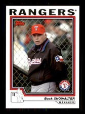 2004 Baseball Topps Buck Showalter Texas Rangers #295 MGR