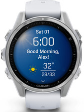 Garmin fenix 8 (43mm) mit QuickFit-Silikon-Armband (20mm)