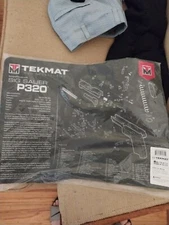 Tekmat Armorers Bench Mat 11"x17" Sigarms P320 Black - 17-SIGP320