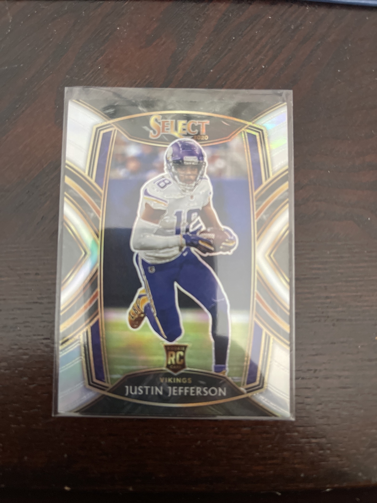 2020 Select Justin Jefferson Club Level Silver Rookie Card