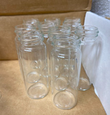 Lot of 10 Laboratory 28mL Borosilicate Glass Storage Vials , No Screw Cap