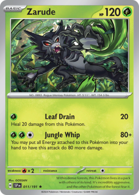 Zarude 11/191 Rare Holo | Surging Sparks | Pokemon Card | eBay