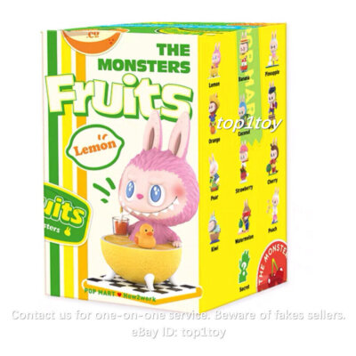 POP MART x HOW2WORK Labubu Fruit Pineapple Mini Figure | eBay