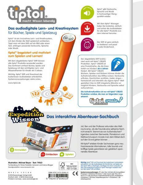 Thumbnail - Ravensburger Tiptoi Buch Expedition Wissen Weltraum 55401
