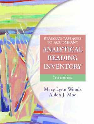 Analytical Reading Inventory: - Spiral-bound, by Woods Mary Lynn; - Acceptable