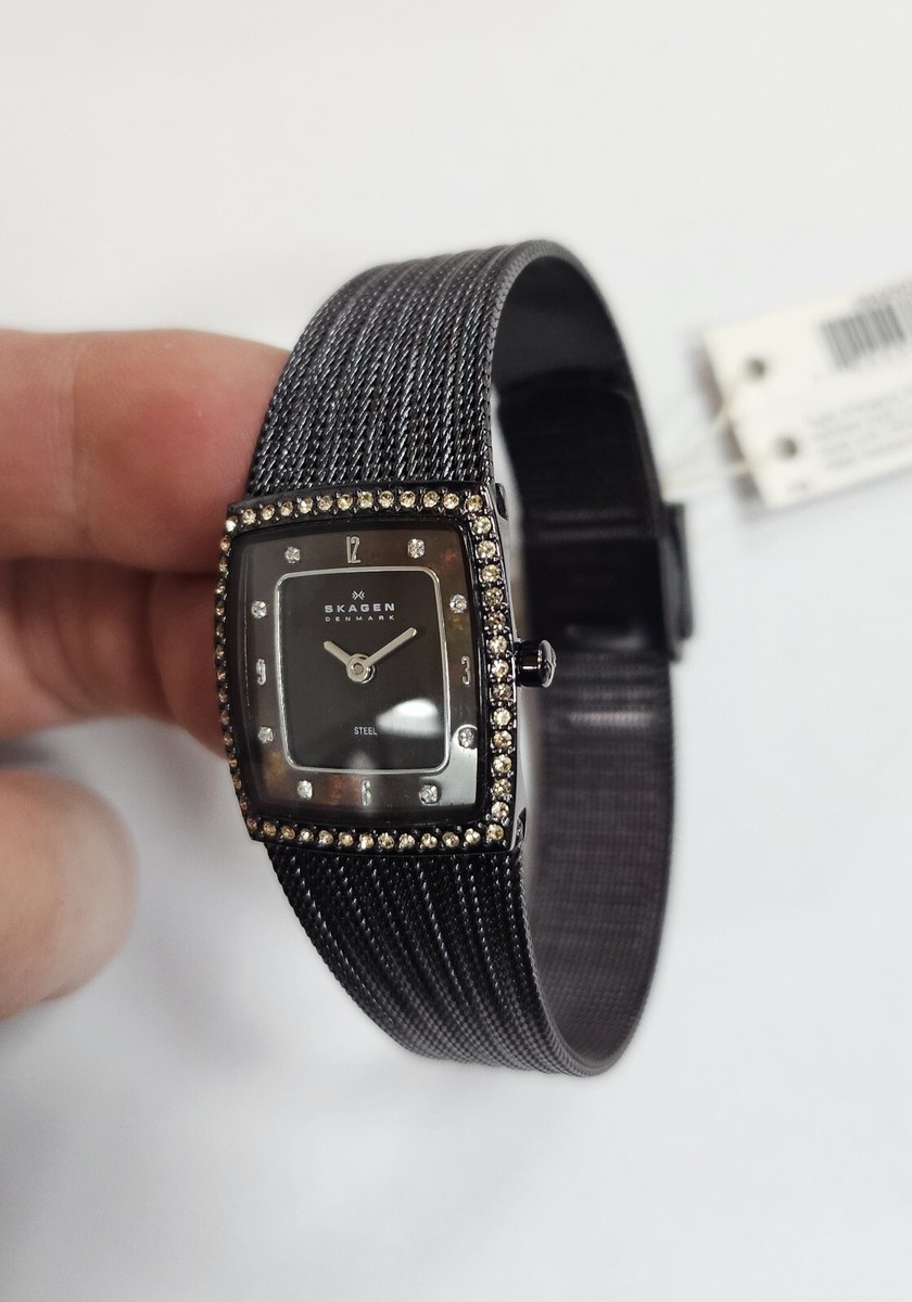 Skagen 384XSDD1S Swavorski Crystal Stainless Steel Mesh  display picture 1