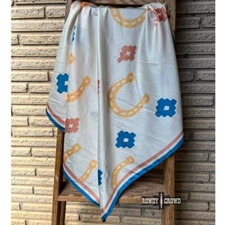 Lucky Western Southwestern Wild Rag Scarf Accent