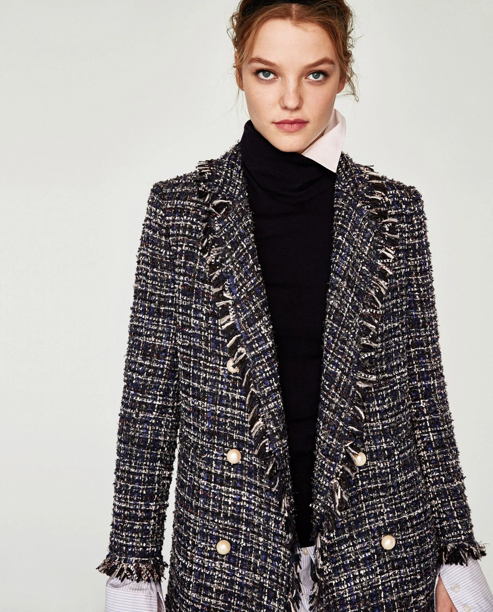Zara pearl jacket discount