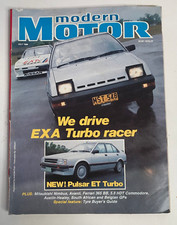 Modern Motor July 1984 Car Magazine Ferrari GTO  Poster Inside