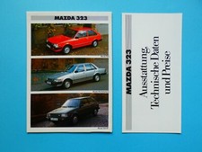 Brochure / Catalogue / Poster / Price List - Mazda 323 and 323 GT (BD) - 02/83