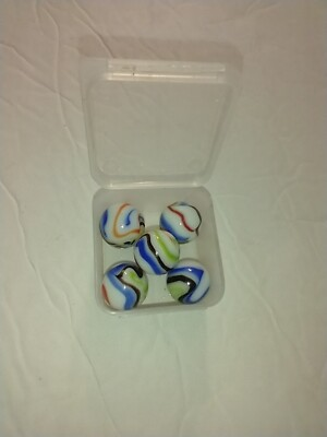 #ad 5 Marbles Found In A Nozzle Case While Cleaning Out A Garage Mystery Marbles $8.50