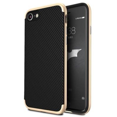 ^ HYBRID CARBON Tasche Back Case Hülle TPU Cover Für XiaoMi Redmi Note 4 GOLD