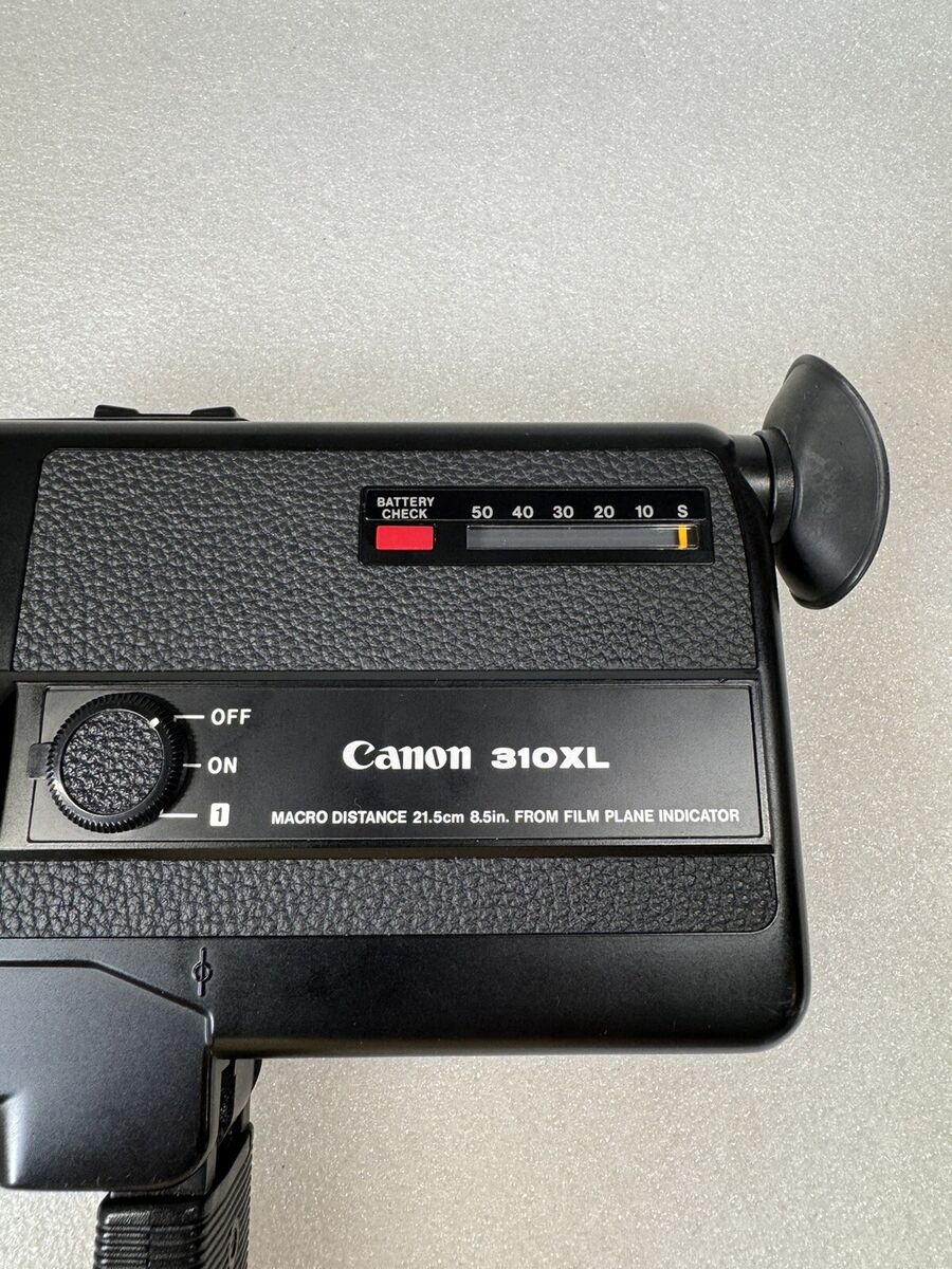Canon 310XL Super 8 Movie Camera Zoom 8.5-25.5mm F/1 Lens Canon 310XL Super 8 Movie Camera Zoom 8.5-25.5mm F/1 Lens