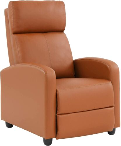 Faux Leather Recliner Armchair, Faux Leather Theater Seating