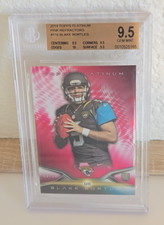 2014 Topps Platinum PINK Refractor #/10 Blake Bortles Card #116 Rookie BGS 9.5. rookie card picture
