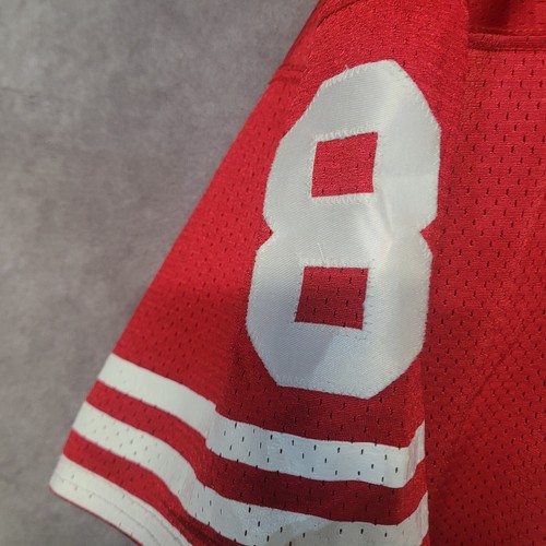 Vintage 90s Wilson Authentic Pro Line 49ers Steve Young 8 Jersey Men 44 L Sewn - Picture 3 of 9