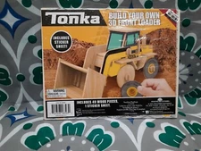 Tonka Build Your Own 3D Front Loader Kit 49 piece Peachtree Playthings NEW