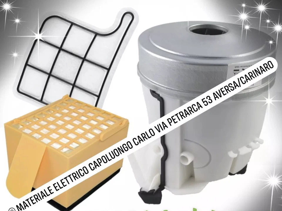 MOTORE FOLLETTO VK 135 VK 136 900WATT CERTIFICATO + FILTRO HEPA + Filtro Griglia