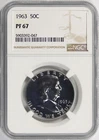 1963 50c Proof Franklin Half Dollar NGC PF67