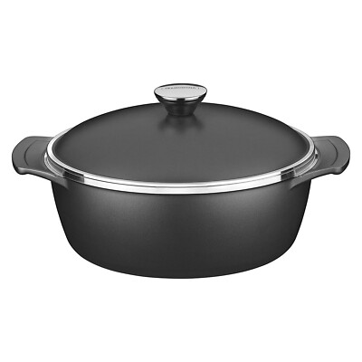 Tramontina Casserole Dish With Lid Forged Aluminium 24 cm