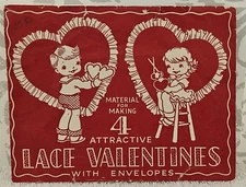 HTF VTG EARLY 19OO'S VALENTINES DAY CARD EMPTY ENVELOPE PLEASE SEE ALL PICS TLC