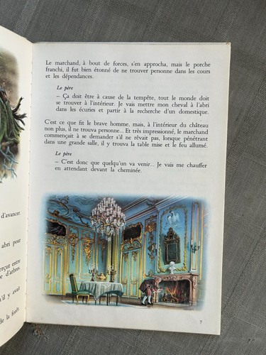 LA BELLE ET LA BÊTE COMPLET DU DISQUE ILLUSTRATIONS MARLIER 1975 EXCELLENT ÉTAT - Imagen 3 de 8