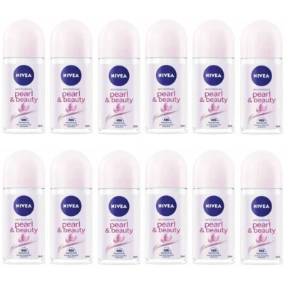 Nivea Pearl and Beauty Roll On Deodorant Women 50ml x 12