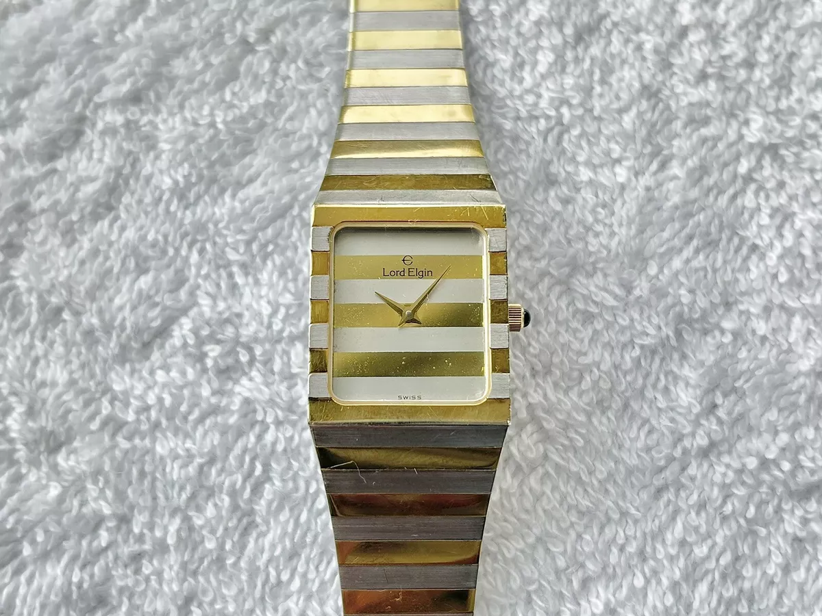 Elgin swiss quartz clearance watch
