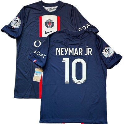 2022/23 PSG Home Jersey #10 Neymar Jr Medium Nike Paris Saint