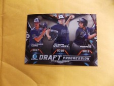 2019 Bowman Chrome Draft #DPR-SDP San Diego Padres CJ ABRAMS PROGRESSION Rookie
