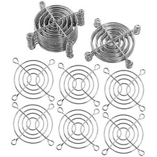 20pcs 60mm PC GPU CPU Cooling Fan Grill Guard Chrome Finger Protective