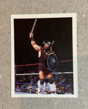 WWF WWE Merlin 1992 The Berzerker Wrestling Sticker 297