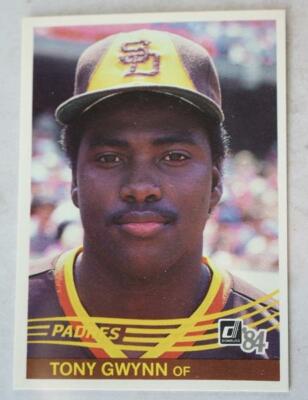 Tony Gwynn 1984 Donruss Baseball Card #324 San Diego Padres Trade Card Ungraded