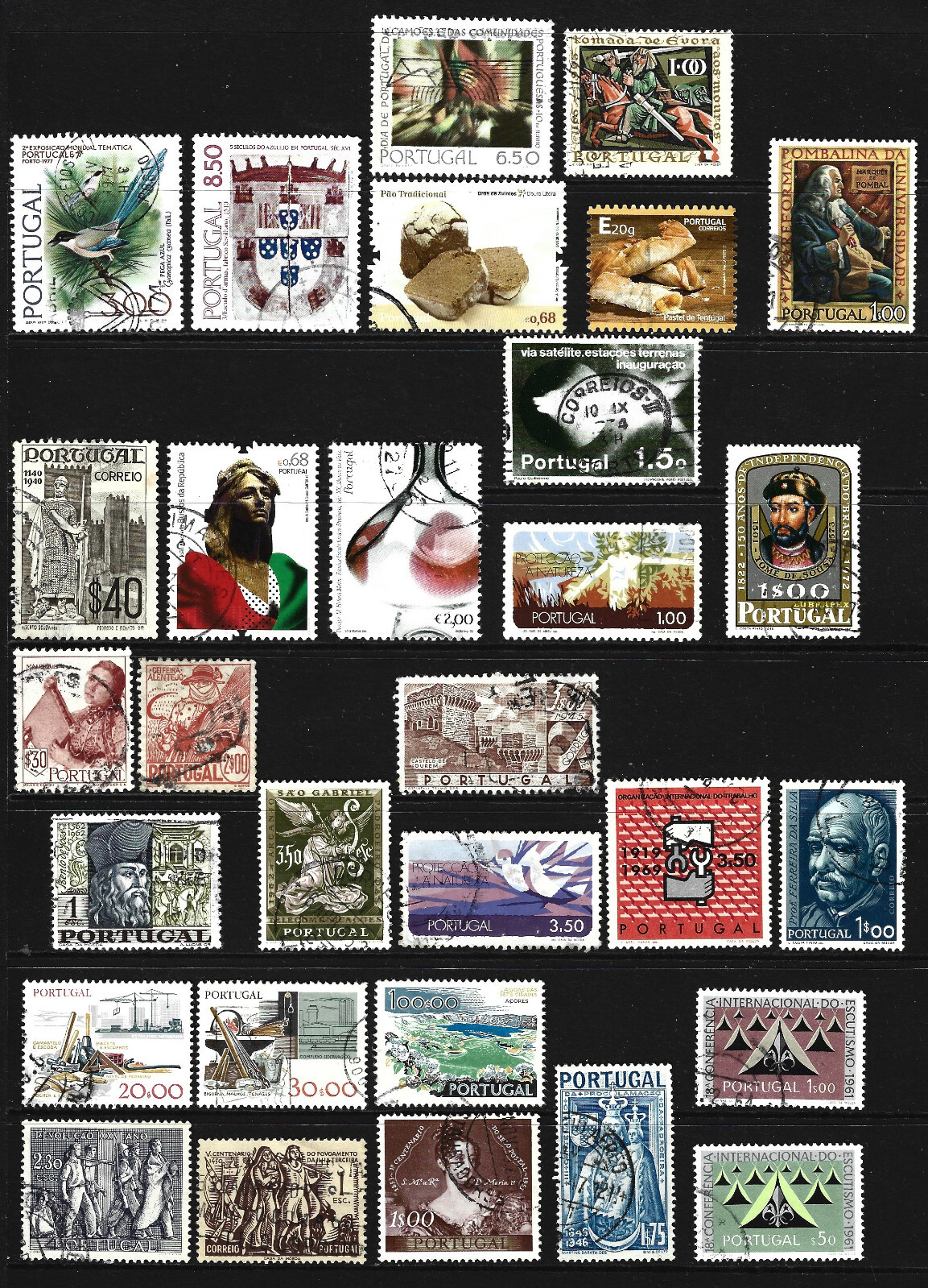 Portugal .. Used .. Collection of used postage stamps .. 14498 eBay