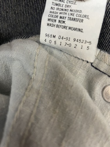 Jeans da uomo Levis 517 Orange Tab Cut taglia 34x30 vintage made in usa - Foto 8 di 10