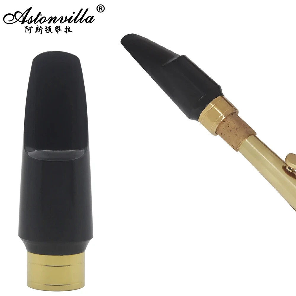 Saxophone Sax Mouthpiece Black ABS Mouthpiece Accessories Replacement Parts
