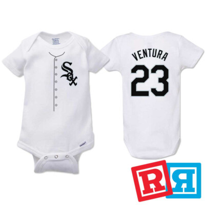 Robin Ventura Chicago White Sox Baseball Gerber Baby Onesie  Cotton Bodysuit