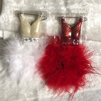 white christmas dresses Champagne Feather Princess Party Dress — Sparkling Tulle, Off-Shoulder main image 1