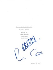Rufus Sewell & Chelah Horsdal Signed The Man In The High Castle Pilot Script COA