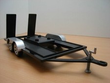 REMORQUE PLATEAU PORTE AUTO 1/18 trailer