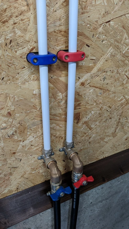 50 Stück Kabelschellen Kabelklemmen DDR TGL 4877 LOFT SCHWARZ WEIß ROT BLAU - Bild 3 von 4