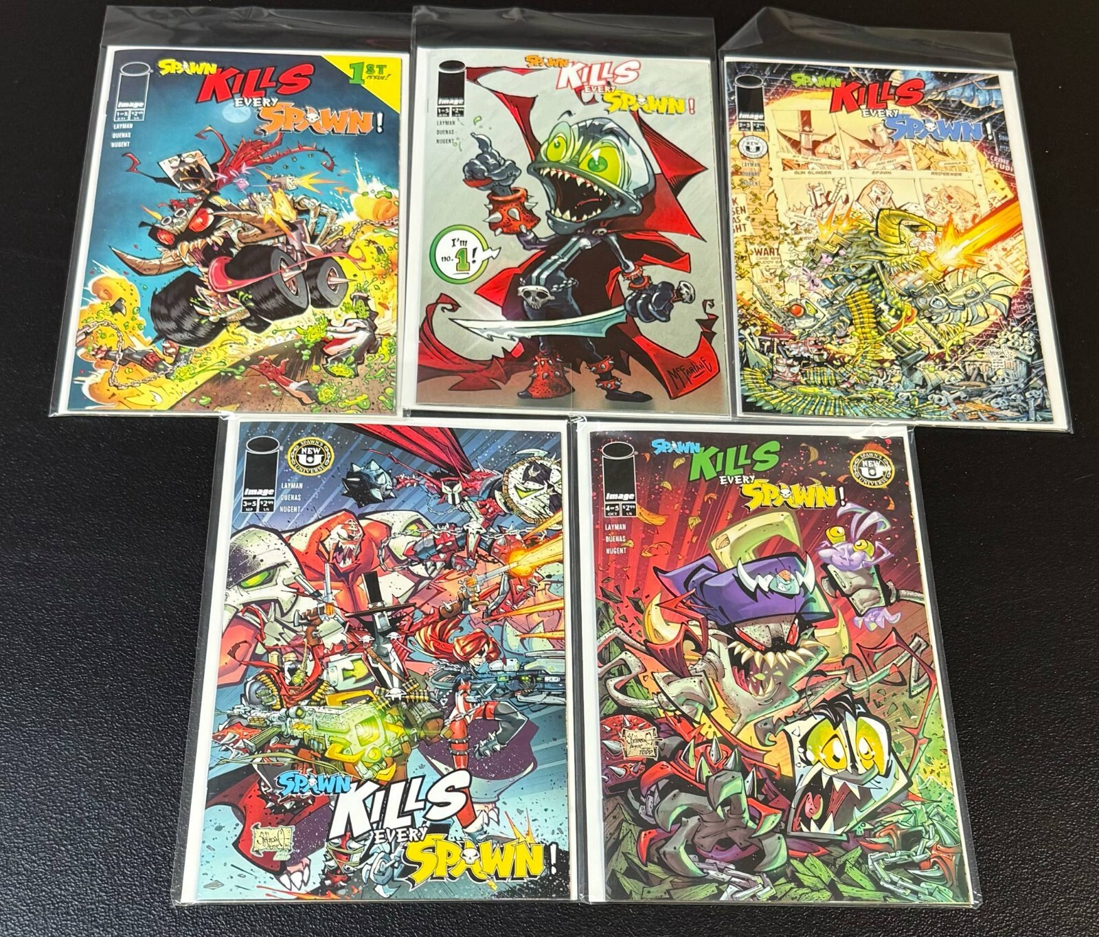 Spawn Kills Every Spawn #1-4 With Variant Lot of 5 Comics Image Comics ...