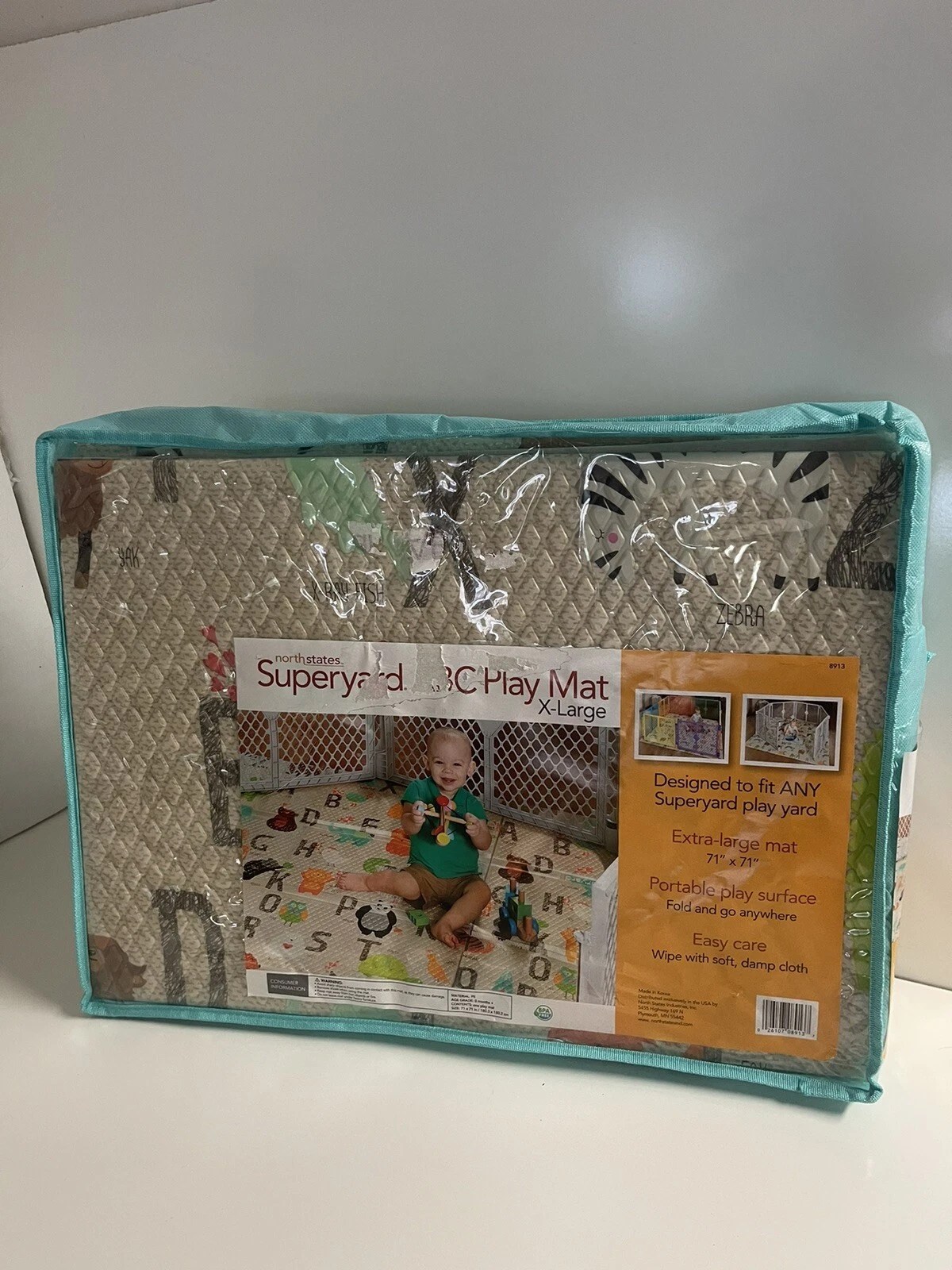 Toddleroo by North States 71" x 71" Folding ABC Play Mat Extra large
Opens in a new window or tab