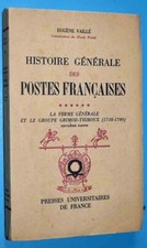 STAMPS - TIMBRES - HISTOIRE GENERALE DES POSTES FRANCAISES