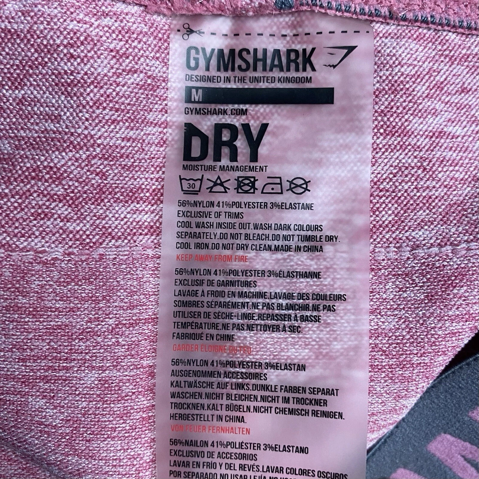gymshark dry heathered activewear yoga leggings
