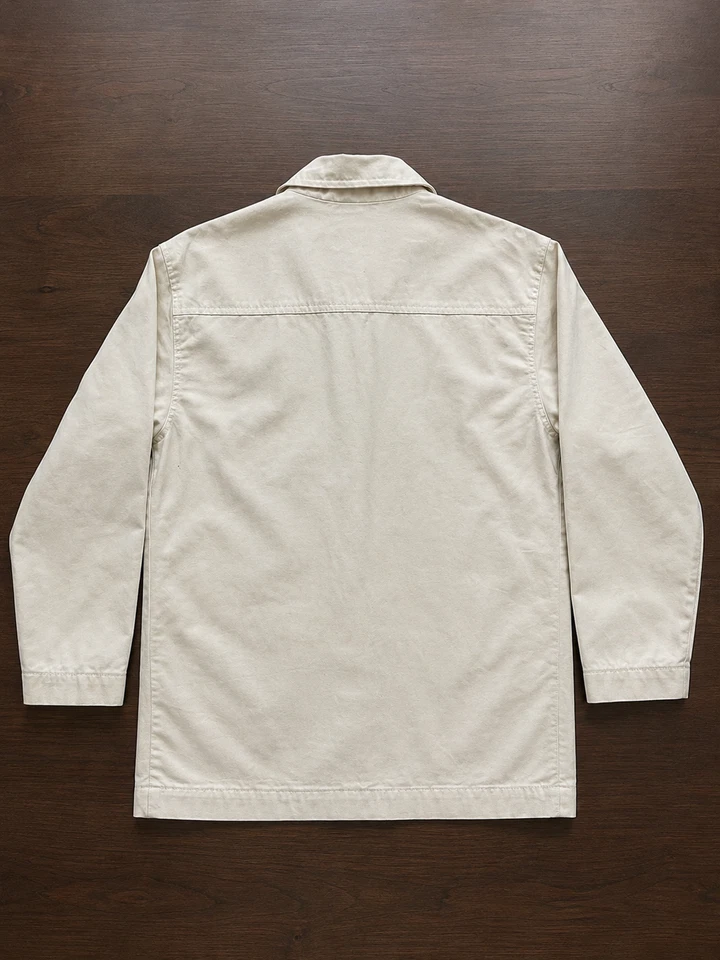 Eddie Bauer Jacke Gr. S Creme Baumwolle Utility Übergangsjacke - Bild 2 von 4