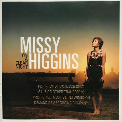 Missy Higgins   On A Clear Night (CD, 2008, Reprise) Complete & Tested - Good +
