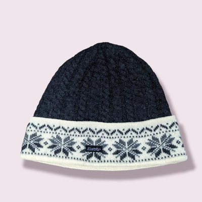  Eisbar Austria Vintage Nordic Beanie Hat Winter Cable Knit Wool| Ski Outdoor